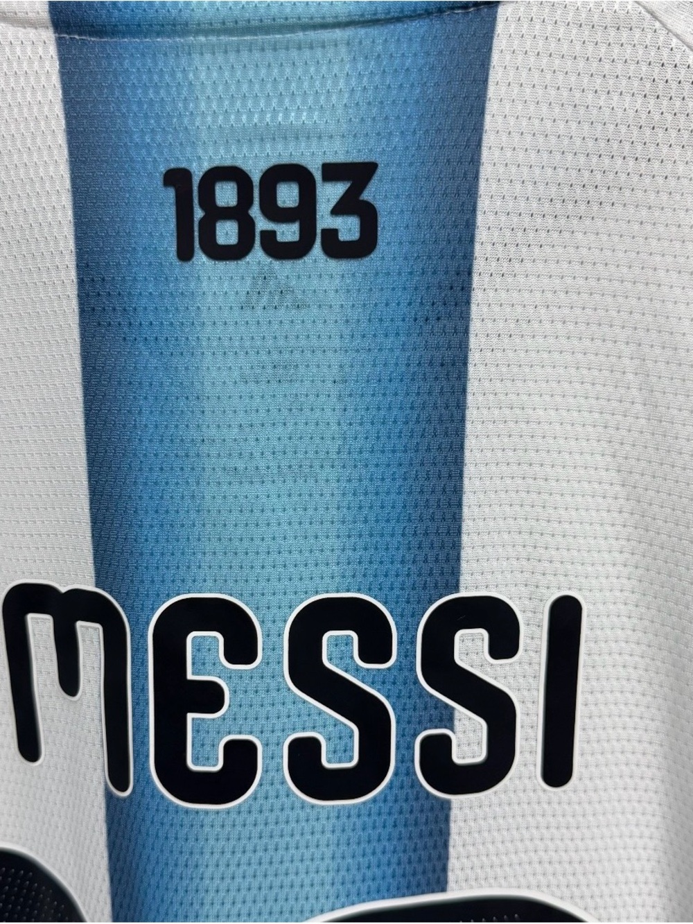 MESSI 2026 world cup Argentina #10 Home Jersey - White & Light Blue - Picture 3 of 4